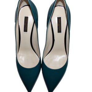 Louis Vuitton Eyeline Pumps Teal leather BRAND NEW